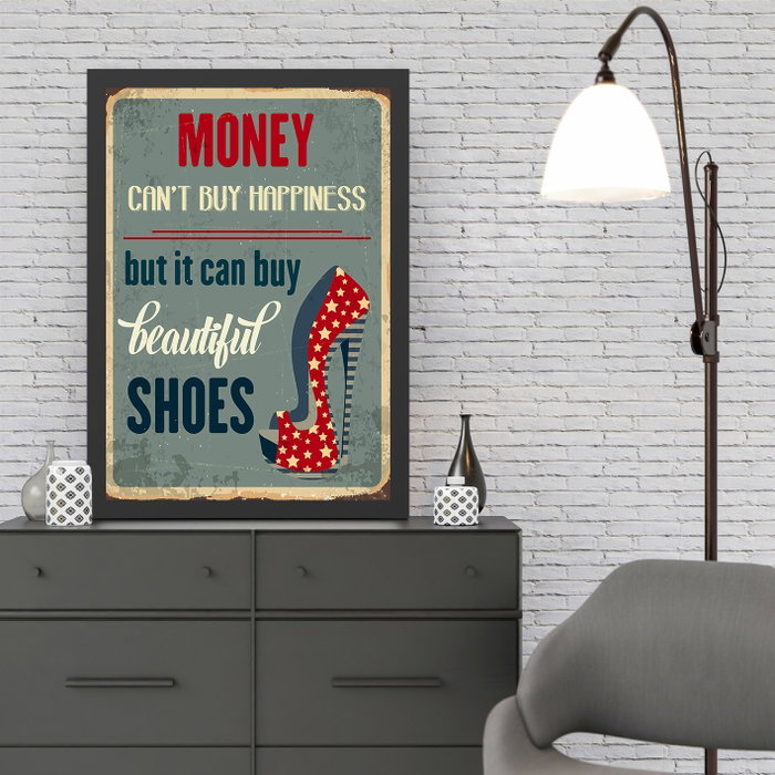 Wallity Cuadro Decorativo Money 40 x 55 cm Wallity Cuadro Decorativo Money 40 x 55 cm